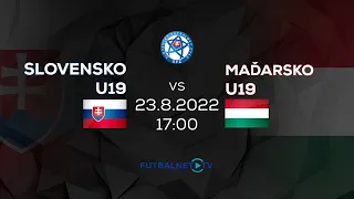 Medzištátny prípravný zápas U19: Slovensko - Maďarsko