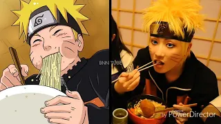 commo serian los personajes de naruto en la vida real