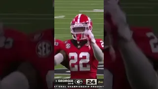 Javon Bullard(UGA) with the one handed interception #collegefootball #nationalchampionships  #uga