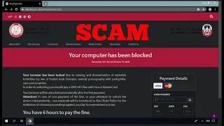 Your computer has been blocked Abu Dhabi Police | SCAM | FIX 100%