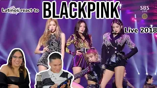 Latinos react to BLACKPINK - SOLO + DDU-DU DDU-DU + FOREVER YOUNG in 2018 SBS Gayodaejun REACTION