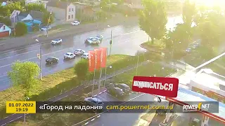 ДТП (авария г. Волжский) ул. Карбышева - ул. Пионерская 01-07-2022 19-19