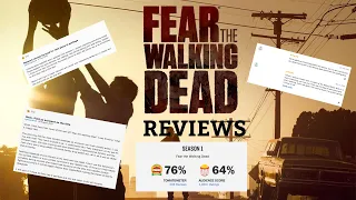 Reading Fear The Walking Dead Season 1 Reviews