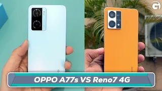 Selisih Rp1.7 Jutaan!! OPPO A77S VS OPPO RENO7 4G Indonesia - Hayo Mending yang Mana??