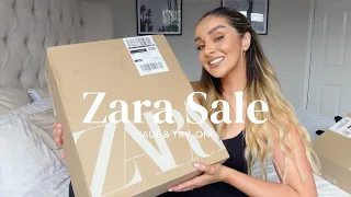 HUGE ZARA HAUL + TRY ON! | Summer staples + sale finds!