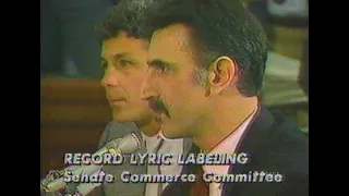 Frank Zappa - Senate Hearings Rock Lyrics -PMRC-Dee Snider-John Denver - 09-19-1985 - From My Master