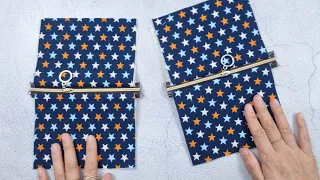 Knowing this method, you can easily make cute pouches in 2 styles.