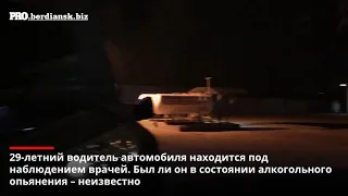 В Бердянске внедорожник залетел на АЗС. Есть пострадавшие