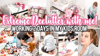 EXTREME DECLUTTER KIDS TOYS ORGANIZATION | KIDS ROOM CLEAN WITH ME CLEANING MOTIVATION 2022