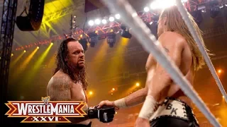 The Undertaker shows respect to Shawn Michaels after the Career vs. Streak Match: WrestleMania XXVI