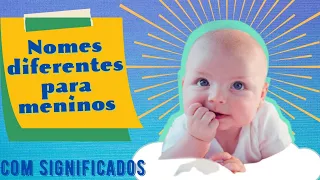 Nomes diferentes para bebês Meninos