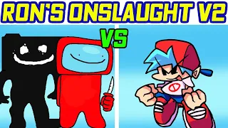 Friday Night Funkin' VS Ron's Onslaught V2 ALL WEEKS 1-3 (FNF Mods/Hard) (NEW UPDATE) Mod Showcase