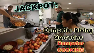 DUMPSTER DIVING BASURERANG CHEF INDAY RONING COOKING DUMPSTER DIVING FOOD JACKPOT