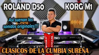 MIX CLASICOS DE CUMBIA SUREÑA ➤ KORG M1 - ROLAND D50🔥 | SAMPLES SUREÑOS✔