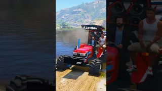 MICHAEL & HIS FRIEND GO FOR OFFROADING & HELPED A TRACTOR OWNER #shortsvideo #gta5