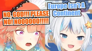 Kiara When Gura Forgot About Europe (NO, GOD!!! PLEASE NO! NOOOO!!!!)