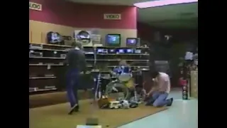 Nirvana performing at a Radioshack in 1988