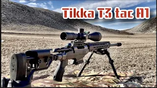 Tikka T3x Tactical A1 308 win Обзор и отстрел на кучность.