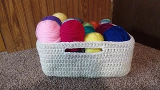 How to crochet a basket | Multi purpose crochet basket | Bag o day Crochet Tutorial #214
