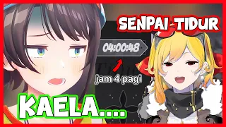 Kaela yang Jam 4 Pagi Masih Stream Menyuruh Subaru-senpai Tidur『HoloClip ID』