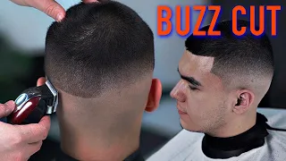 Buzz cut.Стрижка под насадку с фэйдом. Весь процесс. #buzzcut #fade #barber #asianhair