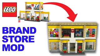 Lego Brand Store MOD - improving set #40574 making it modular