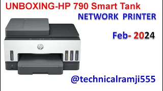 HP Smart Tank 790 All in One Network Wifi_Printer_Unboxing & Full Review –