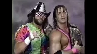 Macho Man and Bret Hart Promo on Flair/Michaels (06-20-1992)