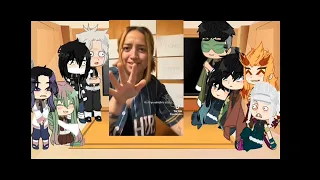 •|Hashiras react to my fyp|• sanegiyuu, shinobitsu, obamitsu |might be copyrighted sounds|