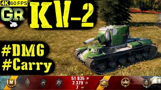 World of Tanks KV-2 Replay - 11 Kills 3.8K DMG(Patch 1.4.0)