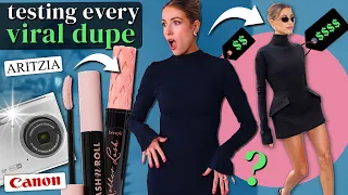 I Bought all the VIRAL DUPES... which ones are ACTUALLY worth buying?