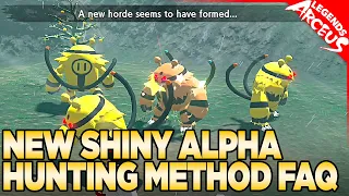 New Shiny Alpha Hunting Method FAQs - Pokemon Legends Arceus