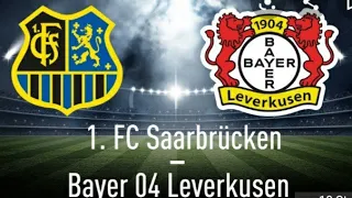 DFB Halbfinale Saarbrücken-Bayer Leverkusen
