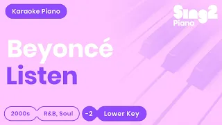 Listen Karaoke | Beyoncé (Karaoke Piano)