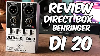 REVIEW Direct Box Behringer ULTRA-DI DI20 + AGILIDADE NA EDIÇÃO DE GUITARRAS COM A FUNÇÃO SPLITTER