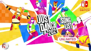 Just Dance 2021- Song List + Just Dance Unlimited [Nintendo Switch]