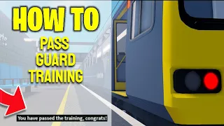 How to pass guard training | Roblox Stepford County Railway