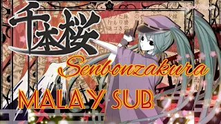 Senbonzakura Lyrics FULL (malay sub)