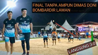 FINAL DIMAS DONI SADI BOMBARDIR LAWAN BANK SULTRA VS POR ANTAM