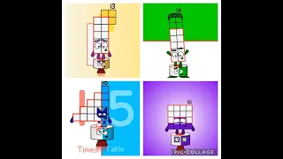 Numberblock Times Table Compilation 13, 14, 15, 16