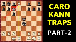 Chess Opening Traps in the Caro-Kann Defense | Part-2
