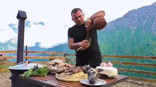 Healthy and Tasty dinner with Mountain View | GEORGY KAVKAZ
