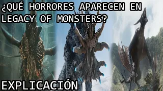 ¿Qué Horrores Aparecen Godzilla Legacy of Monsters?|Todos los Titanes de Monarch Legado de Monstruos