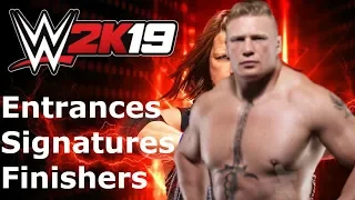 WWE 2K19 Entrances/Signatures/Finishers:  Brock Lesnar