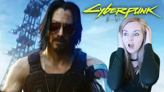 Keanu Reeves In Cyberpunk 2077!! Cyberpunk 2077 E3 2019 Gameplay Reaction