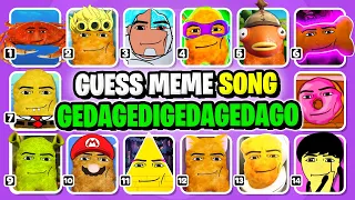 Guess Meme Song | Gedagedigedagedago In Different Cartoons Universes...! #357