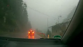 Schweres Hagel Unwetter im Ötztal im Juli 2023