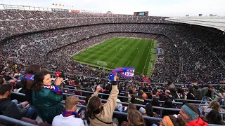 the highest attendance in a women's football match ever - 91,648 | barcelona Femeni ❣️