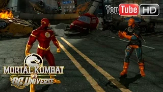 Mortal Kombat VS DC Universe [Xbox 360] - ✪ The Flash Vs Deathstroke ✪ | Full HD