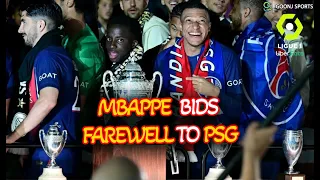 MBAPPE BIDS FAREWELL TO PSG | Goonj Sports